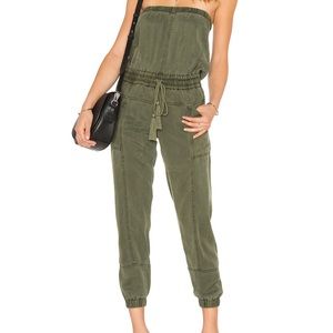 YFB Navy cargo jumpsuit